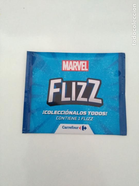 Coleccionismo cromos antiguos: Sobre Flizz Marvel sin abrir - Carrefour - Foto 1