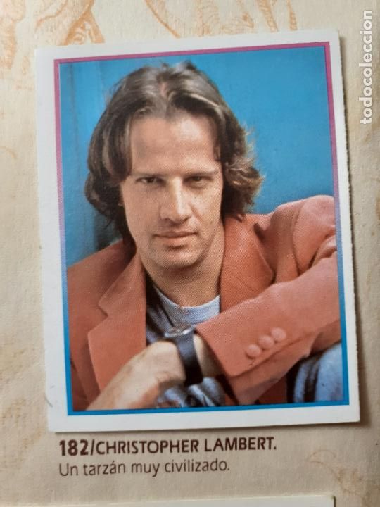 Coleccionismo cromos antiguos: SUPER STARS EDICIONES ESTE N 182 christopher lambert tarzan - Foto 1