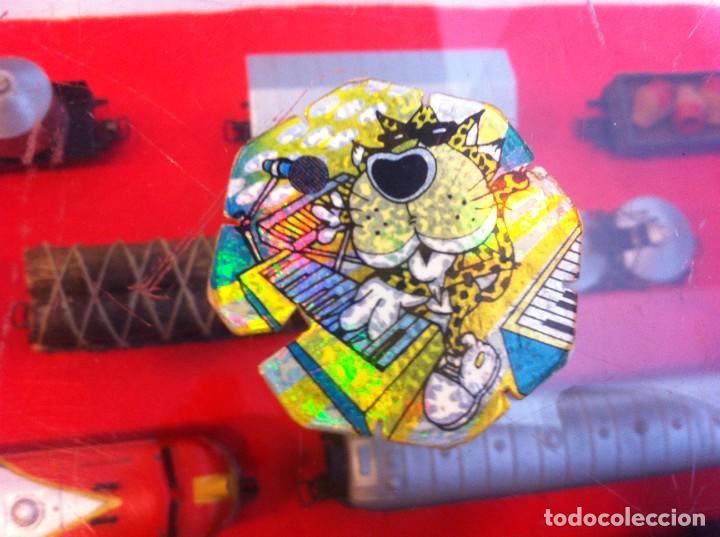 Sammeln alte Sammelbilder: CROMO DE CART&Oacute;N. DI&Aacute;METRO: 4 CM. MATUTANO. 10 PUNTOS. TAZ FLASH. ROCK & CHESTER. N&ordm; 1