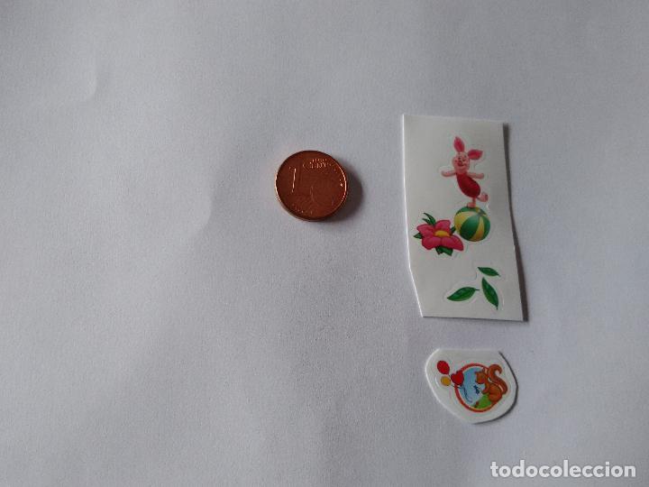 Coleccionismo cromos antiguos: LOTE 3 CROMOS PEGATINAS WINNIE THE POOH DISNEY