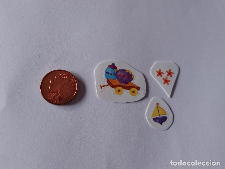 Coleccionismo cromos antiguos: LOTE 3 CROMOS PEGATINAS WINNIE THE POOH DISNEY