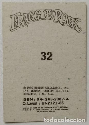 Coleccionismo cromos antiguos: FHER - Fraggle Rock - N&ordm; 32 - 1985 - Foto 2