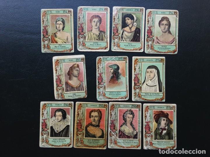 Coleccionismo Cromos antiguos: LOTE DE 11 FOTOTIPIAS SERIE 21, CORTESANAS, TAMBI&Eacute;N SUELTOS a 1&euro;