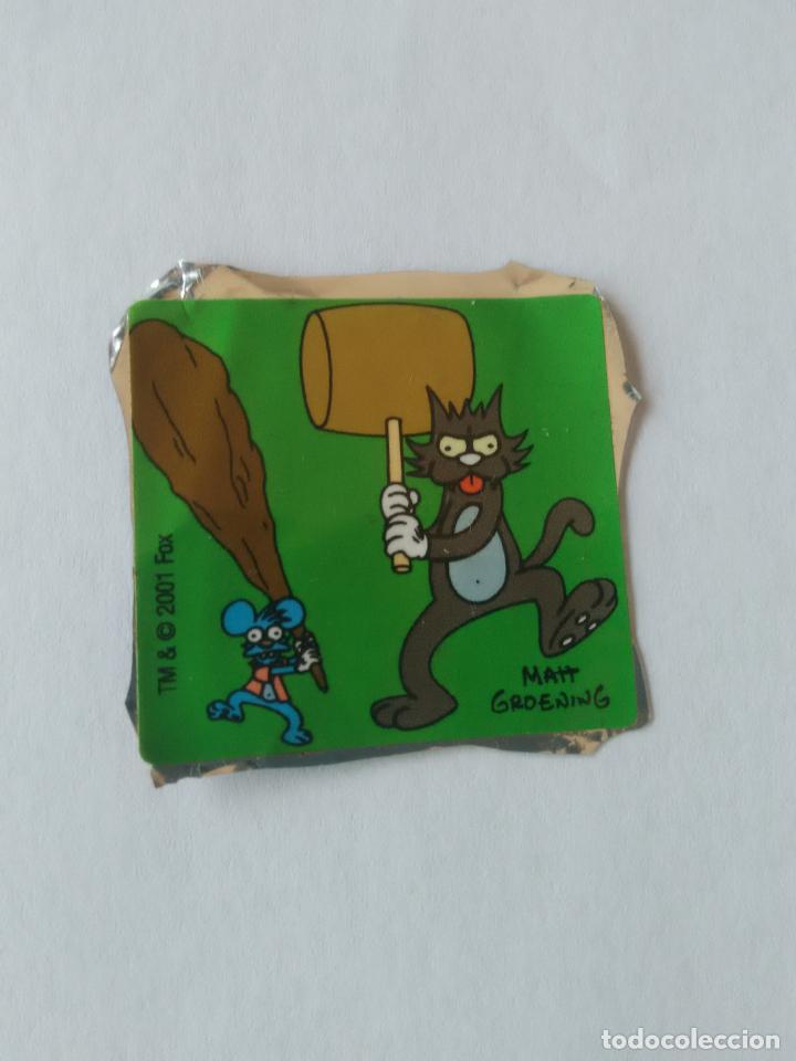Coleccionismo cromos antiguos: CROMO PEGATINA CHICLE BOOMER LOS SIMPSONS FOX 2001 - Foto 1
