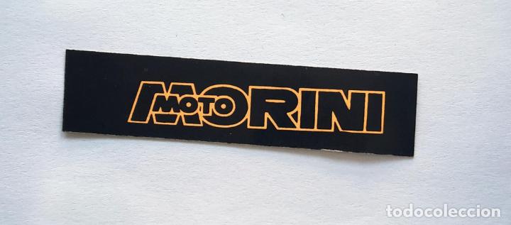 Coleccionismo Cromos antiguos: CROMO TIRA PEGATINA A TODO GAS , MARCAS DE COCHES Y MOTOS, MOTO MORINI , 6,8 CMS LEER DESCRIPCION
