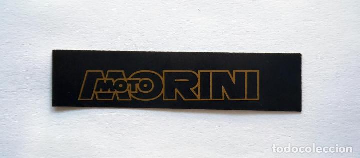 Coleccionismo Cromos antiguos: CROMO TIRA PEGATINA A TODO GAS , MARCAS DE COCHES Y MOTOS, MOTO MORINI , 6,8 CMS LEER DESCRIPCION