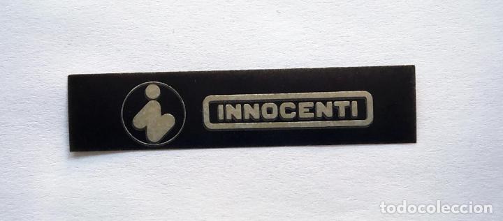 Coleccionismo Cromos antiguos: CROMO TIRA PEGATINA A TODO GAS , MARCAS DE COCHES Y MOTOS , INNOCENTI , 6,8 CMS LEER DESCRIPCION