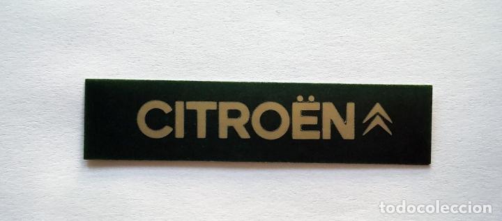 Coleccionismo Cromos antiguos: CROMO TIRA PEGATINA A TODO GAS , MARCAS DE COCHES Y MOTOS , CITROEN , 6,8 CMS LEER DESCRIPCION