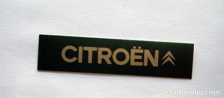 Coleccionismo Cromos antiguos: CROMO TIRA PEGATINA A TODO GAS , MARCAS DE COCHES Y MOTOS , CITROEN , 6,8 CMS LEER DESCRIPCION