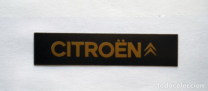 Coleccionismo Cromos antiguos: CROMO TIRA PEGATINA A TODO GAS , MARCAS DE COCHES Y MOTOS , CITROEN , 6,8 CMS LEER DESCRIPCION