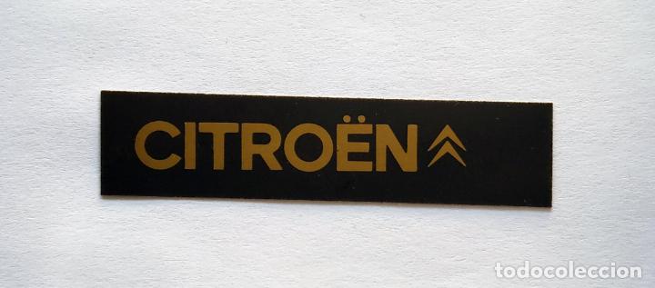 Coleccionismo Cromos antiguos: CROMO TIRA PEGATINA A TODO GAS , MARCAS DE COCHES Y MOTOS , CITROEN , 6,8 CMS LEER DESCRIPCION