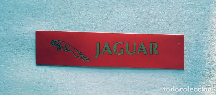 Coleccionismo Cromos antiguos: CROMO TIRA PEGATINA A TODO GAS , MARCAS DE COCHES Y MOTOS , JAGUAR , 6,8 CMS LEER DESCRIPCION