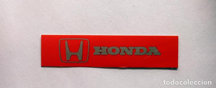 Coleccionismo cromos antiguos: CROMO TIRA PEGATINA A TODO GAS , MARCAS DE COCHES Y MOTOS , HONDA , 6,8 CMS LEER DESCRIPCION