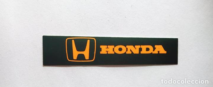 Coleccionismo cromos antiguos: CROMO TIRA PEGATINA A TODO GAS , MARCAS DE COCHES Y MOTOS , HONDA , 6,8 CMS LEER DESCRIPCION