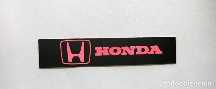 Coleccionismo cromos antiguos: CROMO TIRA PEGATINA A TODO GAS , MARCAS DE COCHES Y MOTOS , HONDA , 6,8 CMS LEER DESCRIPCION
