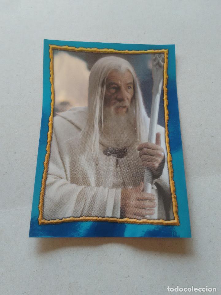 Coleccionismo cromos antiguos: B BRILLANTE CROMO SE&Ntilde;OR DE LOS ANILLOS THE LORD OF THE RINGS THE TWO TOWERS A&Ntilde;O 2002 MERLIN STICKERS