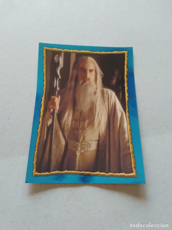 Coleccionismo cromos antiguos: D BRILLANTE CROMO SE&Ntilde;OR DE LOS ANILLOS THE LORD OF THE RINGS THE TWO TOWERS A&Ntilde;O 2002 MERLIN STICKERS