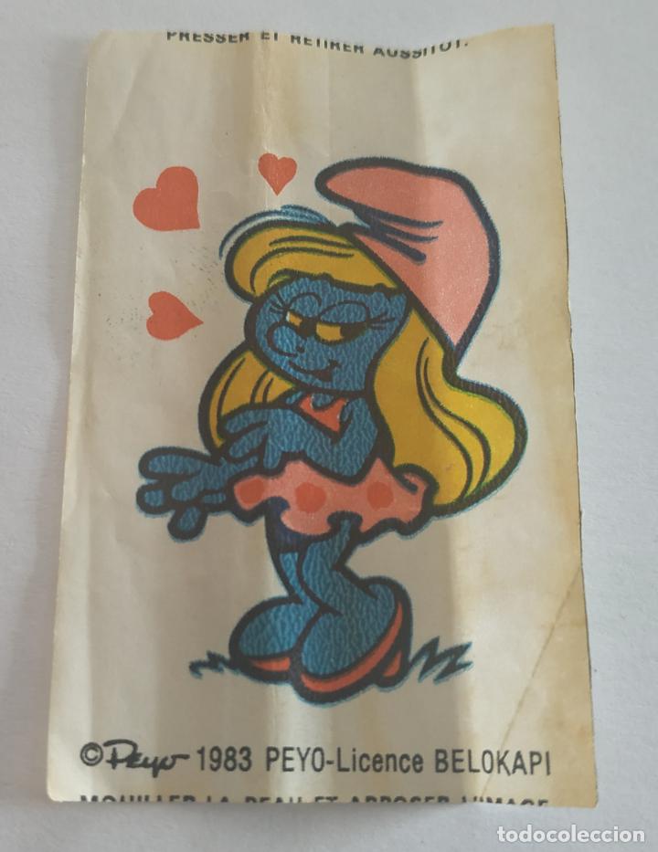 Coleccionismo cromos antiguos: CROMO ANTIGUO LOS PITUFOS SMURFS 1983 PEYO - BELOKAPI - Foto 1