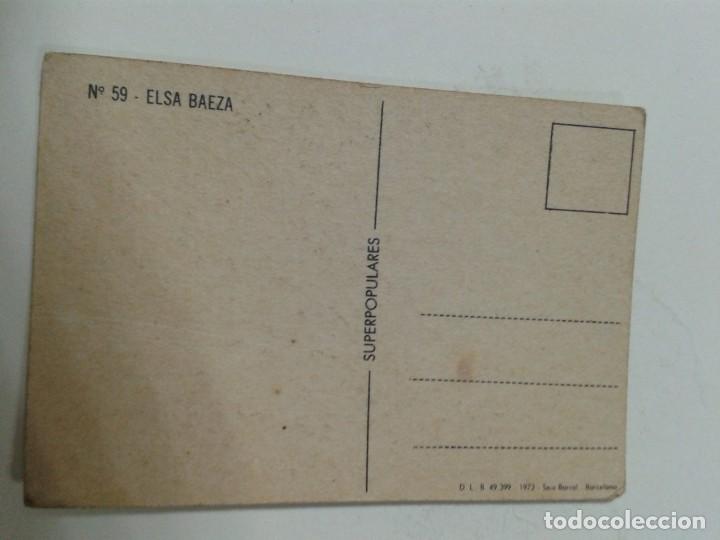 Coleccionismo cromos antiguos: SUPERPOPULARES N&ordm;59. ELSA BAEZA - Foto 2