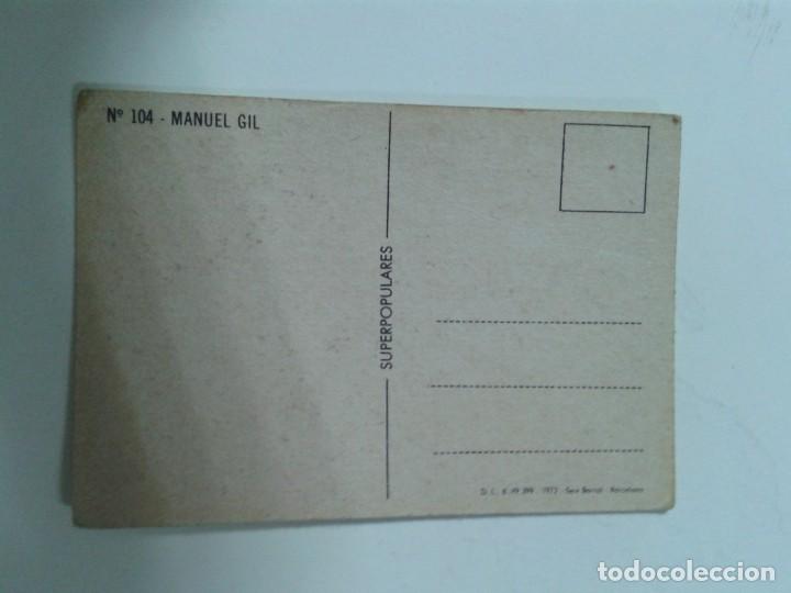 Coleccionismo cromos antiguos: SUPERPOPULARES N&ordm;104. MANUEL GIL - Foto 2