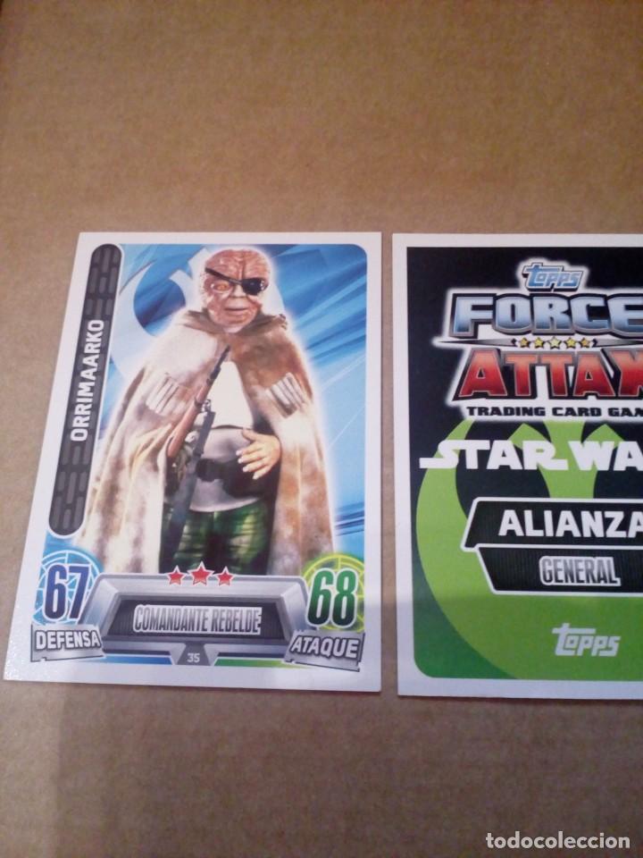 Coleccionismo cromos antiguos: CROMO STAR WARS HEROES Y VILLANO NUMERO 35 CARREFOUR TOPPS *