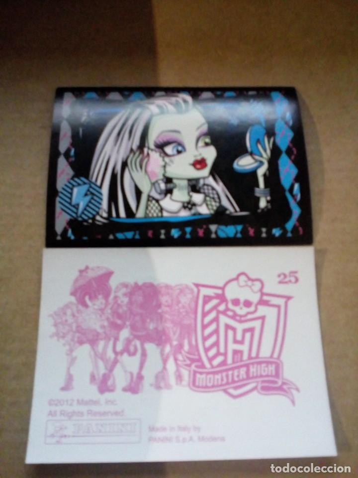 Coleccionismo cromos antiguos: Cromo de Monster High numero 25 Panini 2012 - Foto 1