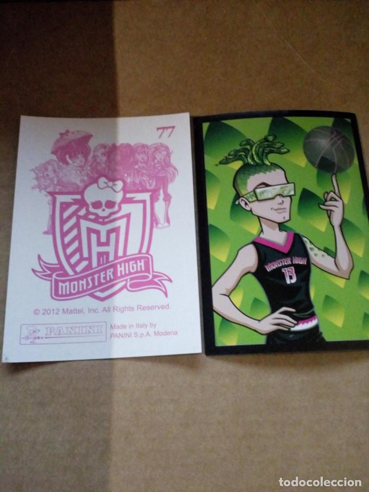 Coleccionismo cromos antiguos: Cromo de Monster High numero 77 Panini 2012 ! - Foto 1