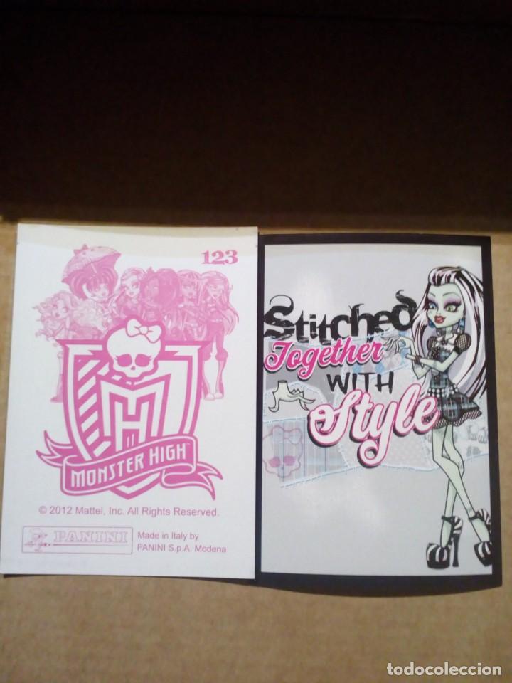 Coleccionismo cromos antiguos: Cromo de Monster High numero 123 Panini 2012 - Foto 1