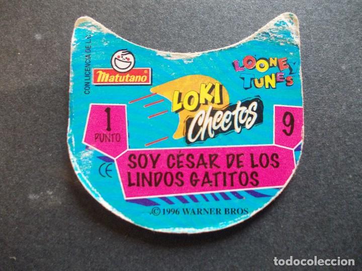 Coleccionismo cromos antiguos: Loki Cheetos LOONY TONES n&deg;9 Matutano - Foto 2