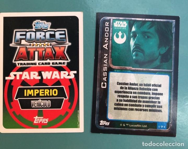 Coleccionismo cromos antiguos: CROMOS STAR WARS FORCE ATTAX TOPPS - Foto 2