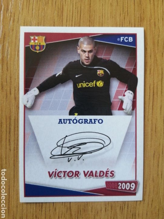 Coleccionismo cromos antiguos: COMO V&Iacute;CTOR VALD&Eacute;S FCB BARCELONA 2008-2009 PANINI