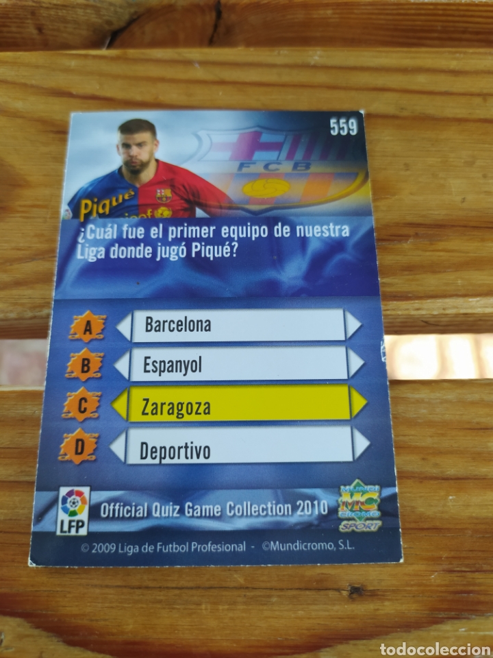 Coleccionismo cromos antiguos: Cromo top 2010 Pique n559 - Foto 2
