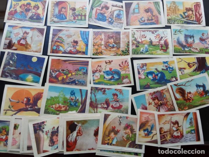 Coleccionismo cromos antiguos: LOTE DE 47 CROMOS LA CENICIENTA, ROLLAN EDICIONES - Foto 1