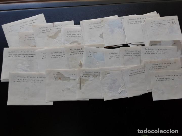 Coleccionismo cromos antiguos: LOTE DE 47 CROMOS LA CENICIENTA, ROLLAN EDICIONES - Foto 2