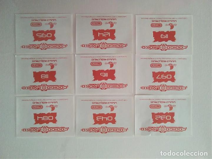 Coleccionismo cromos antiguos: LOTE DE 9 CROMOS CODIGO LYOKO - Foto 2