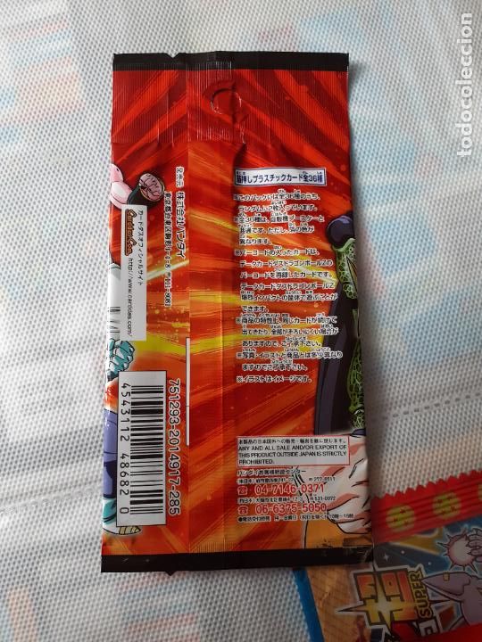 Coleccionismo cromos antiguos: dragon ball super sobre envoltorio vacio - Foto 2