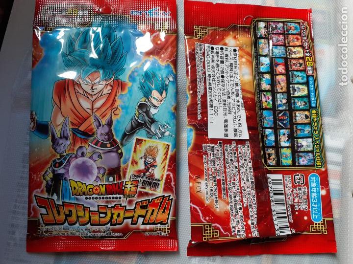 Coleccionismo cromos antiguos: dragon ball super sobre envoltorio vacio - Foto 1