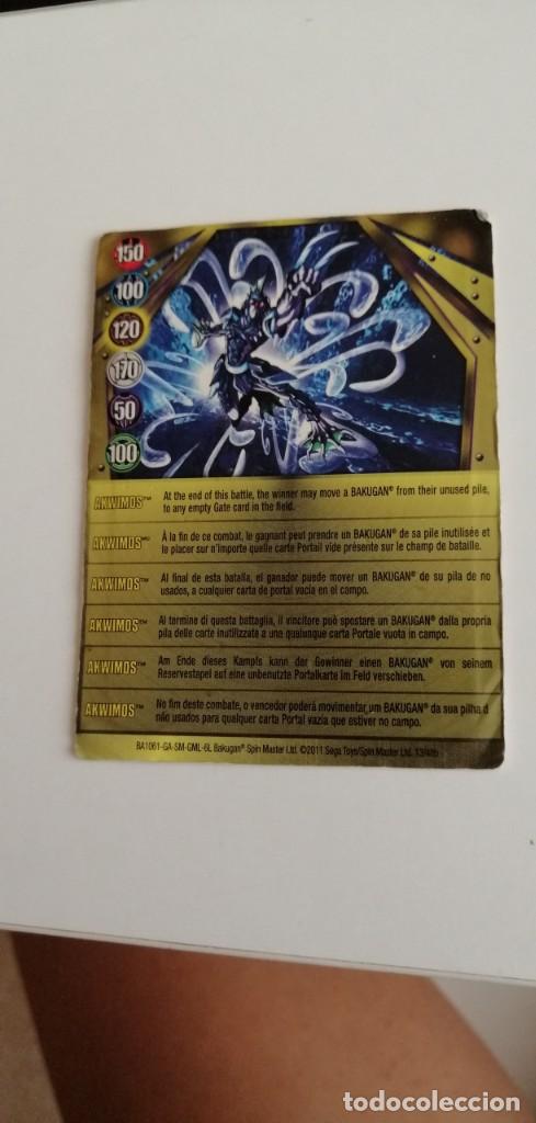 Coleccionismo cromos antiguos: CAJ-98 CROMO BAKUGAN BATTLE BRAWLERS. PANINI. AKWIMOS - Foto 1