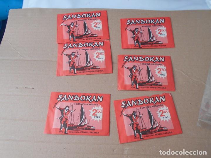 Coleccionismo cromos antiguos: sobres de cromos de sandokan - Foto 1