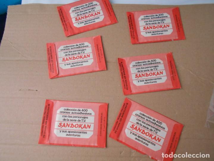 Coleccionismo cromos antiguos: sobres de cromos de sandokan - Foto 2