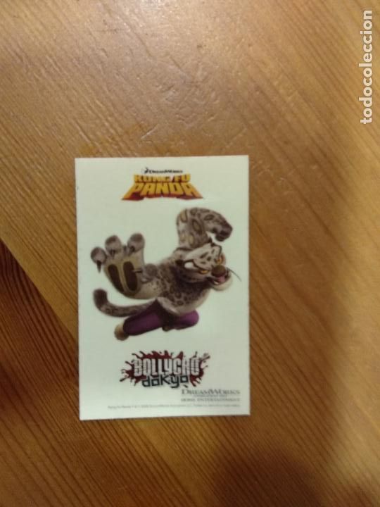 Coleccionismo Cromos antiguos: CROMO BOLLYCAO DOKYO - KUNG FU PANDA - TIGRE SIN PEGAR. 2008