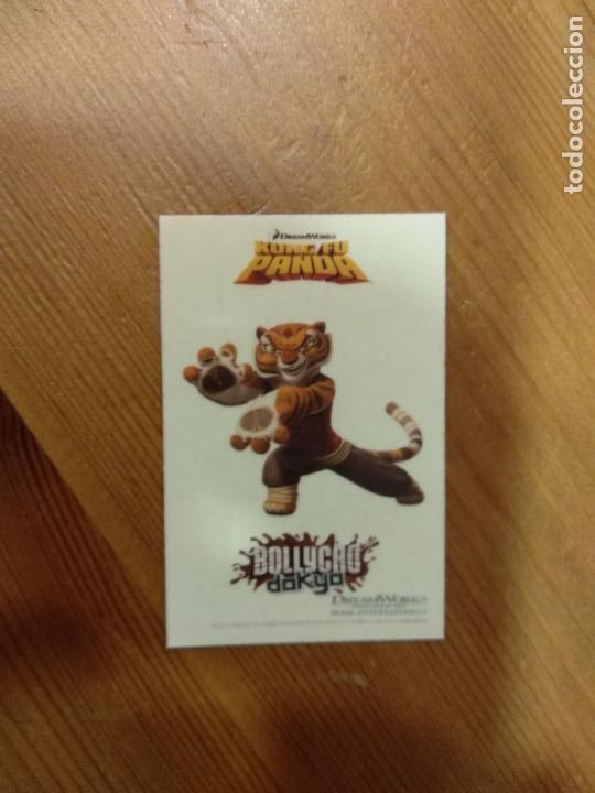 Coleccionismo Cromos antiguos: CROMO BOLLYCAO DOKYO - KUNG FU PANDA - TIGRE SIN PEGAR. 2008