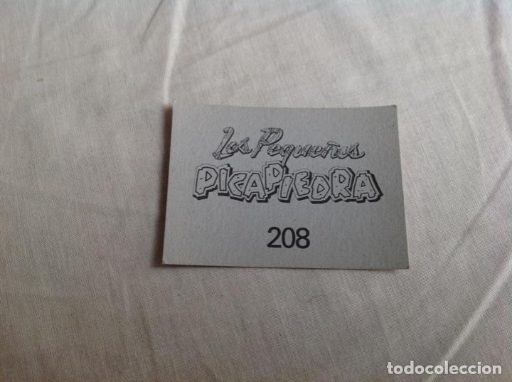 Coleccionismo cromos antiguos: LOS PEQUE&Ntilde;OS PICAPIEDRA N 208 - Foto 2