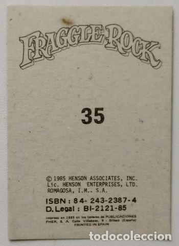 Coleccionismo cromos antiguos: FHER - Fraggle Rock - N&ordm; 35 - 1985 - Foto 2