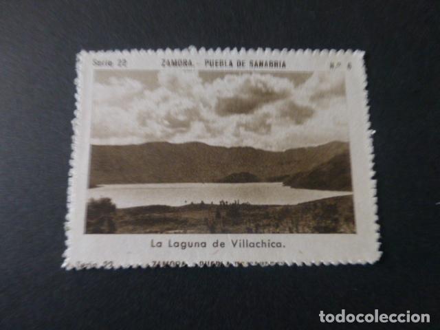 Colecionismo Cromos antigos: PUEBLA DE SANABRIA ZAMORA LAGUNA DE VILLACHICA ANTIGUO CROMO A&Ntilde;OS 30-40
