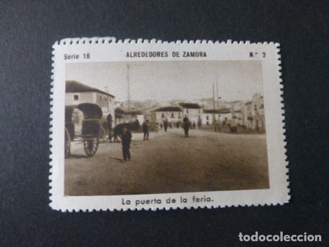 Colecionismo Cromos antigos: ZAMORA LA PUERTA DE LA FERIA ANTIGUO CROMO A&Ntilde;OS 30-40