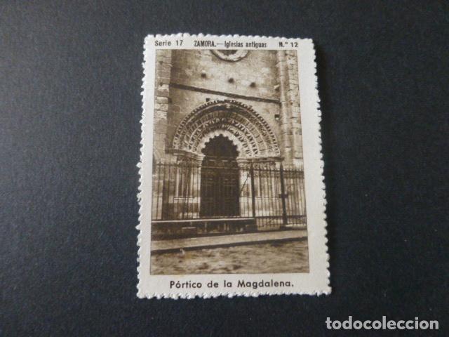 Coleccionismo cromos antiguos: ZAMORA PORTICO DE LA MAGDALENA ANTIGUO CROMO A&Ntilde;OS 30-40