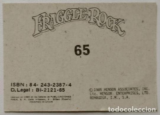 Coleccionismo cromos antiguos: FHER - Fraggle Rock - N&ordm; 65 - 1985 - Foto 2