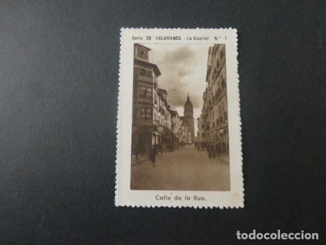 Sammeln alte Sammelbilder: SALAMANCA CALLE DE LA RUA ANTIGUO CROMO A&Ntilde;OS 30-40