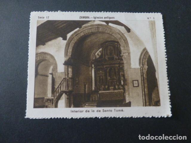 Coleccionismo cromos antiguos: ZAMORA IGLESIA DE SANTO TOME ANTIGUO CROMO A&Ntilde;OS 30-40